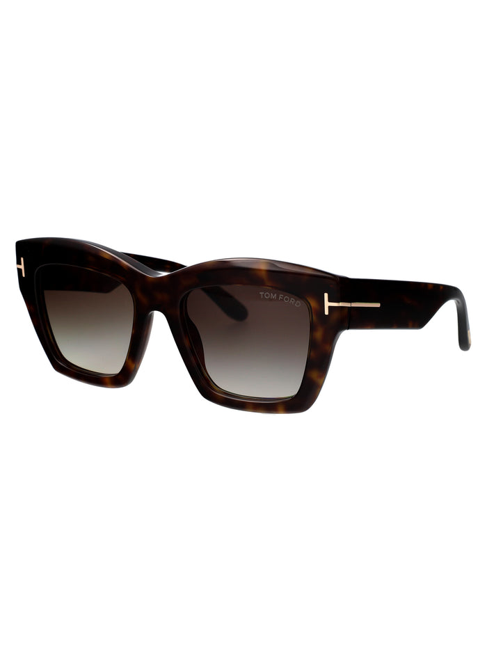 Ft1191 52b Avana Scura / Fumo Grad Acetate Sunglasses