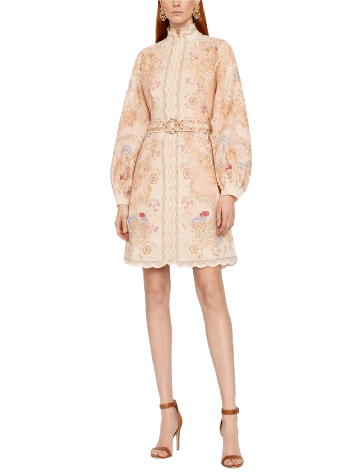 Mini Dress Daylight Multicolour Linen