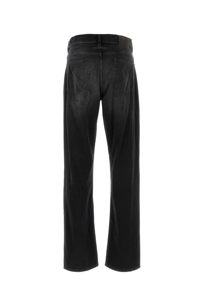 Black Denim Jeans Exterior: Cotton Pantaloni