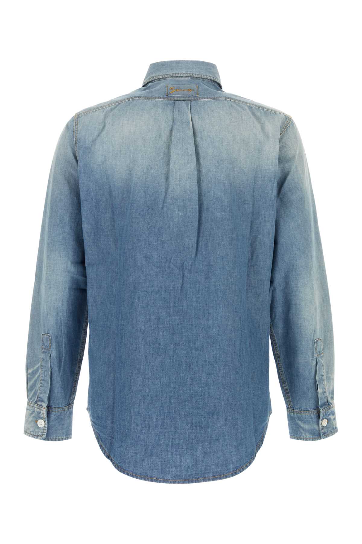 Denim Shirt Lightblue Exterior: Cotton Camicie