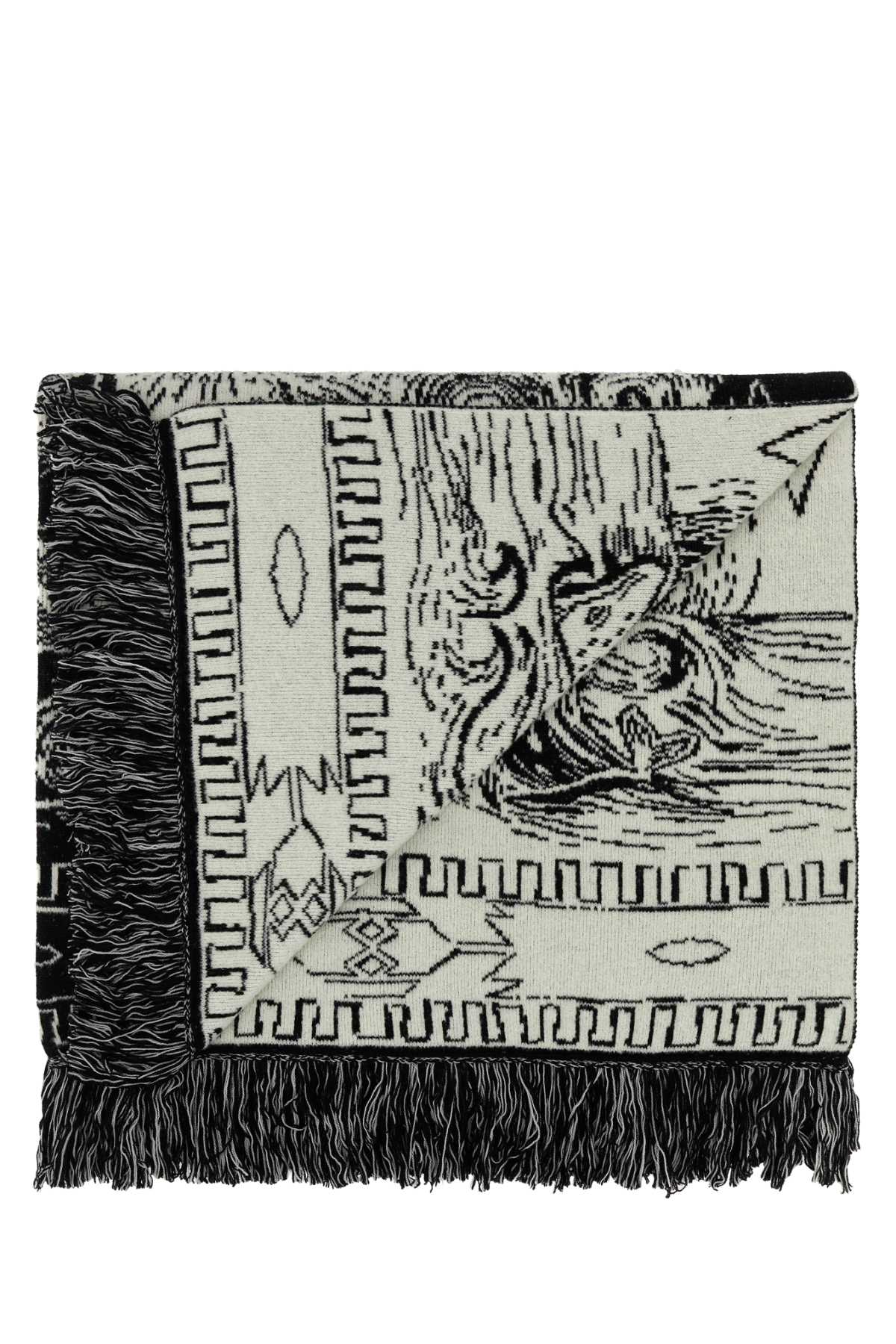 Embroidered Wool Blend Antarctic Expedition Blanket 1003 Exterior: Virgin Nylon Casa/bagno