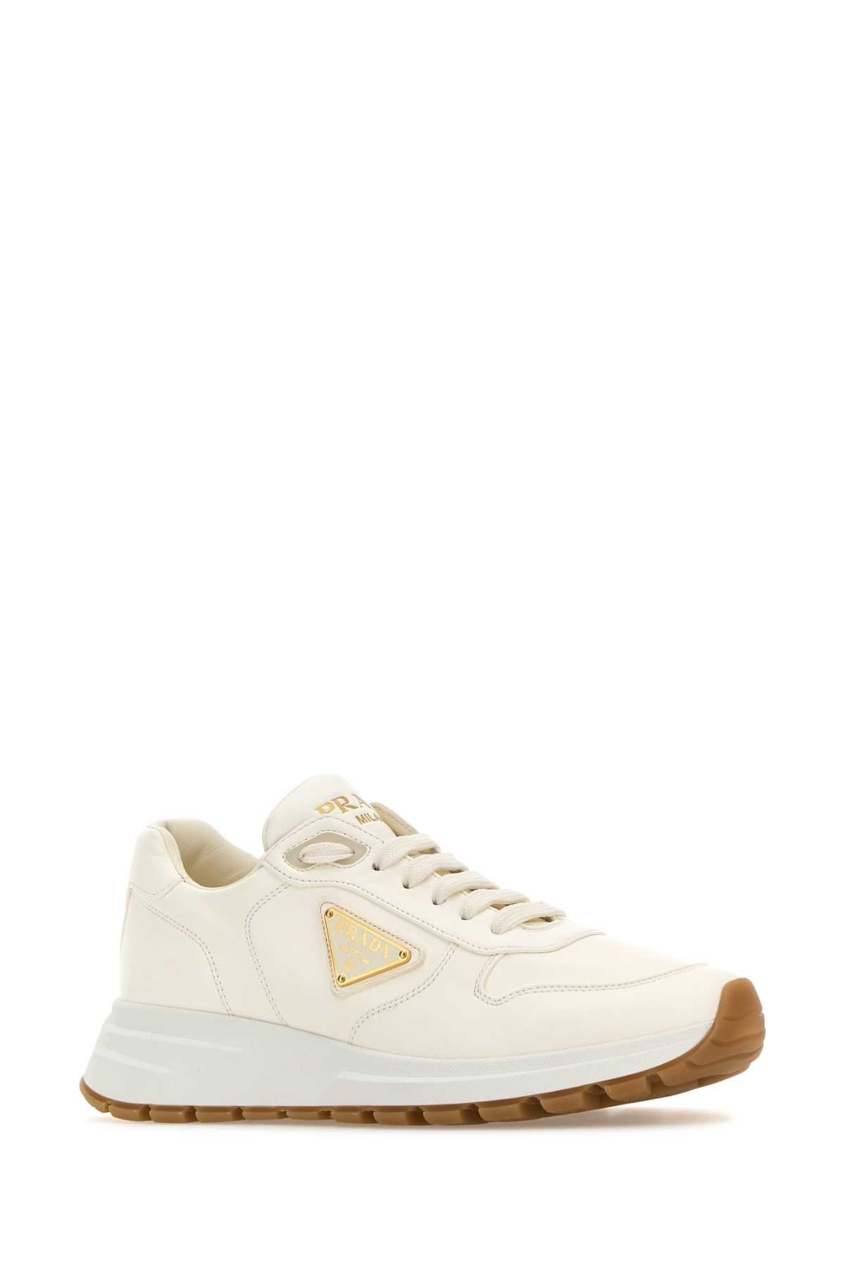 Avorio Lambleather Sneaker
