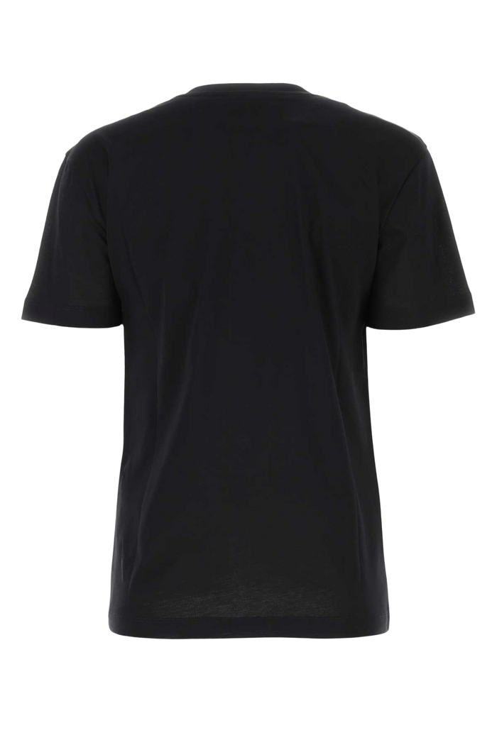 Black Cotton T-Shirt 999b Self()