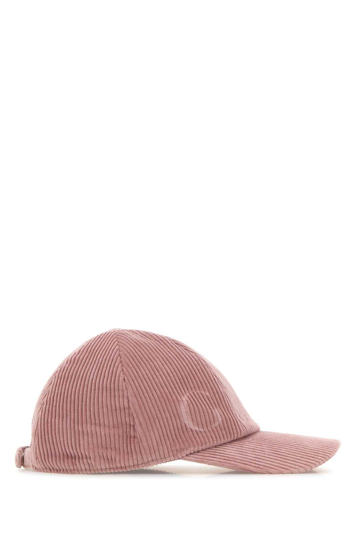 Pink Corduroy Baseball Cap Cappelli E Fasce Per Capelli