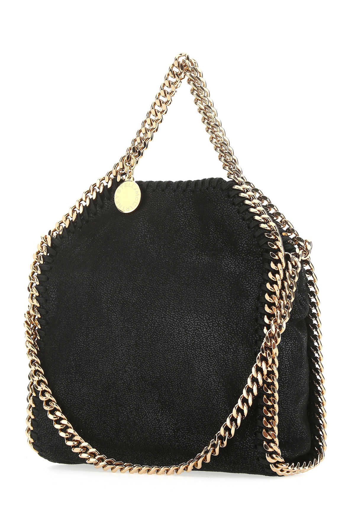 Black Shaggy Deer Micro Falabella Handbag 1000 Polyester Borse A Mano