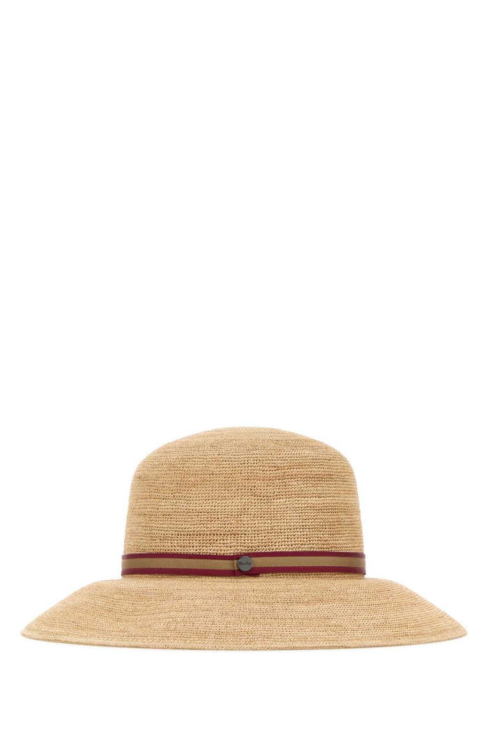 Straw Colombia Hat Naturalecintaarigheciclamo/biber Exterior: Cappelli