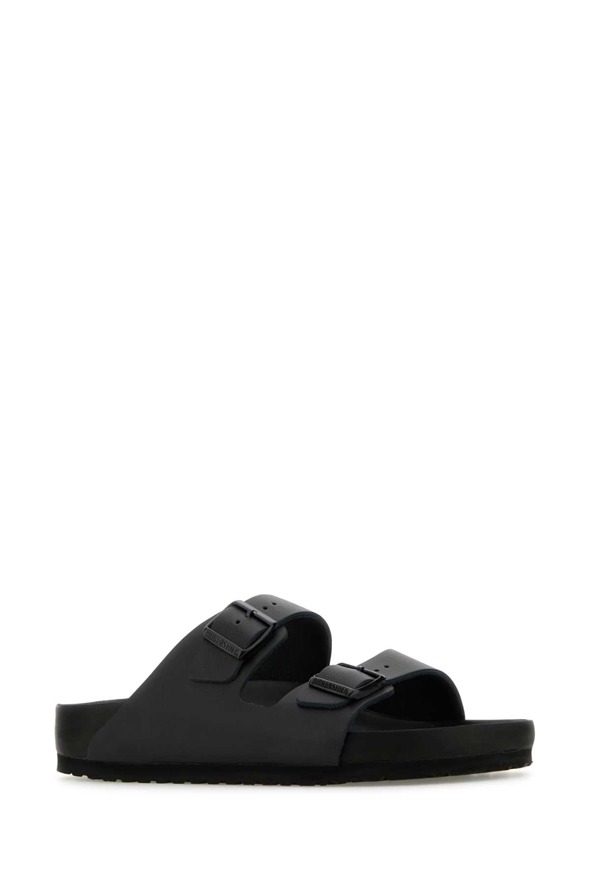 Arizona Exquisite Black, Natural Leather Pelle Slippers