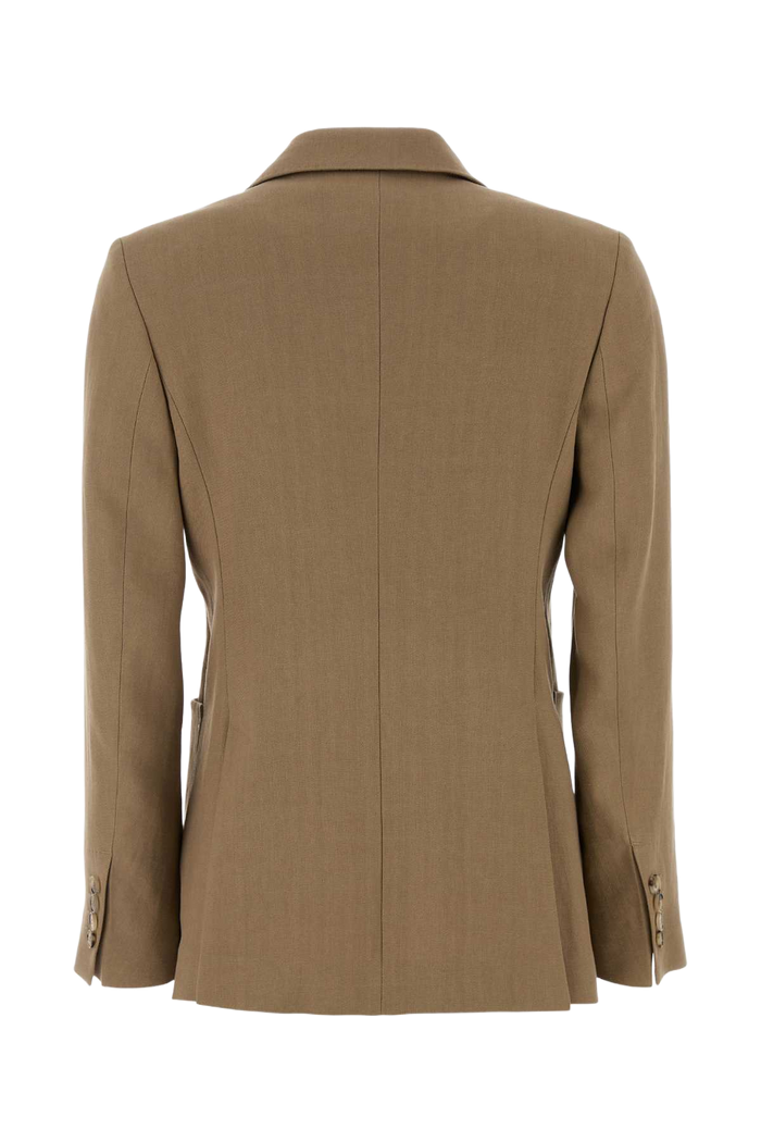 Camel Hamp Gel Blazer Deserto Giacche E Gilet
