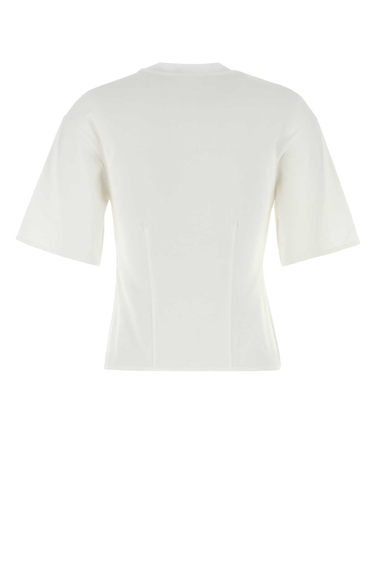 838504qlaeu 9000 Opticalwhite Corset Jersey Top T-shirt