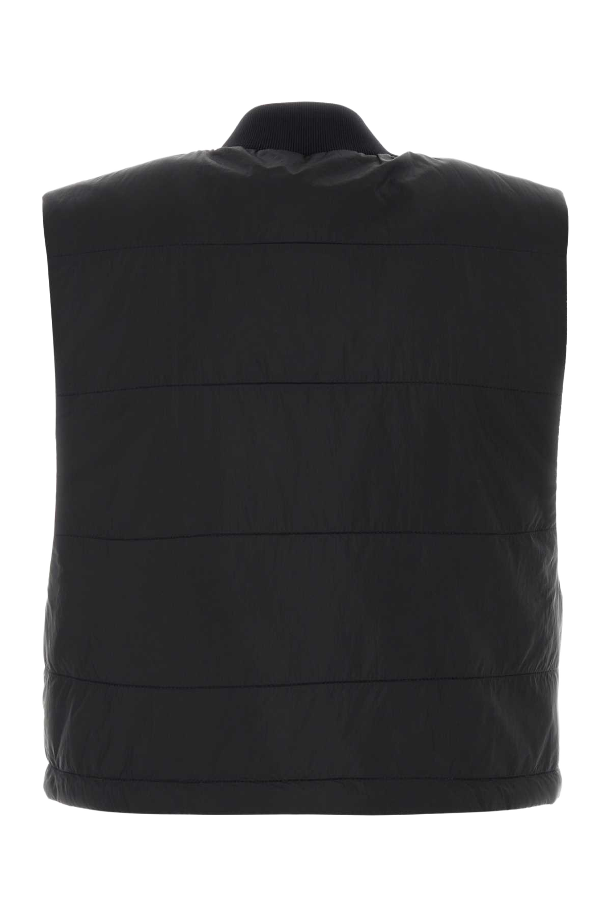 Black Nylon Vest Blackoff Giacche E Gilet