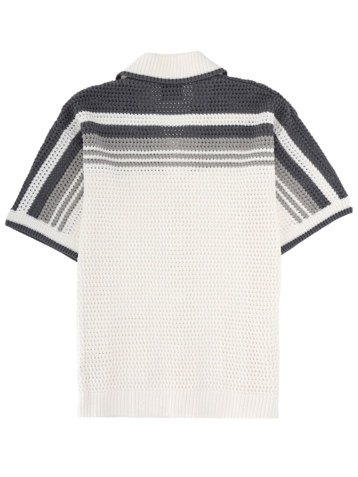 Knit Shirt White Cotton