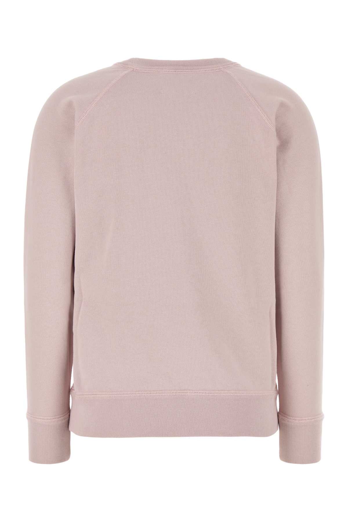 Pink Cotton Blend Millyny Sweatshirt Lightpinkecru Exterior: Polyester Felpe