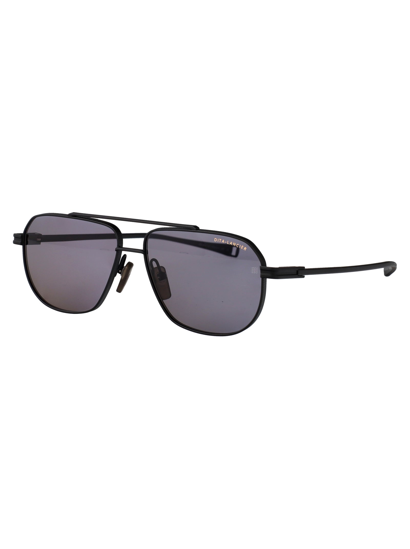 Dls424-A-03 03 Matte Black Metal Sunglasses
