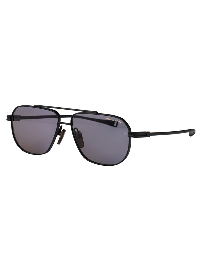 Dls424-A-03 03 Matte Black Metal Sunglasses