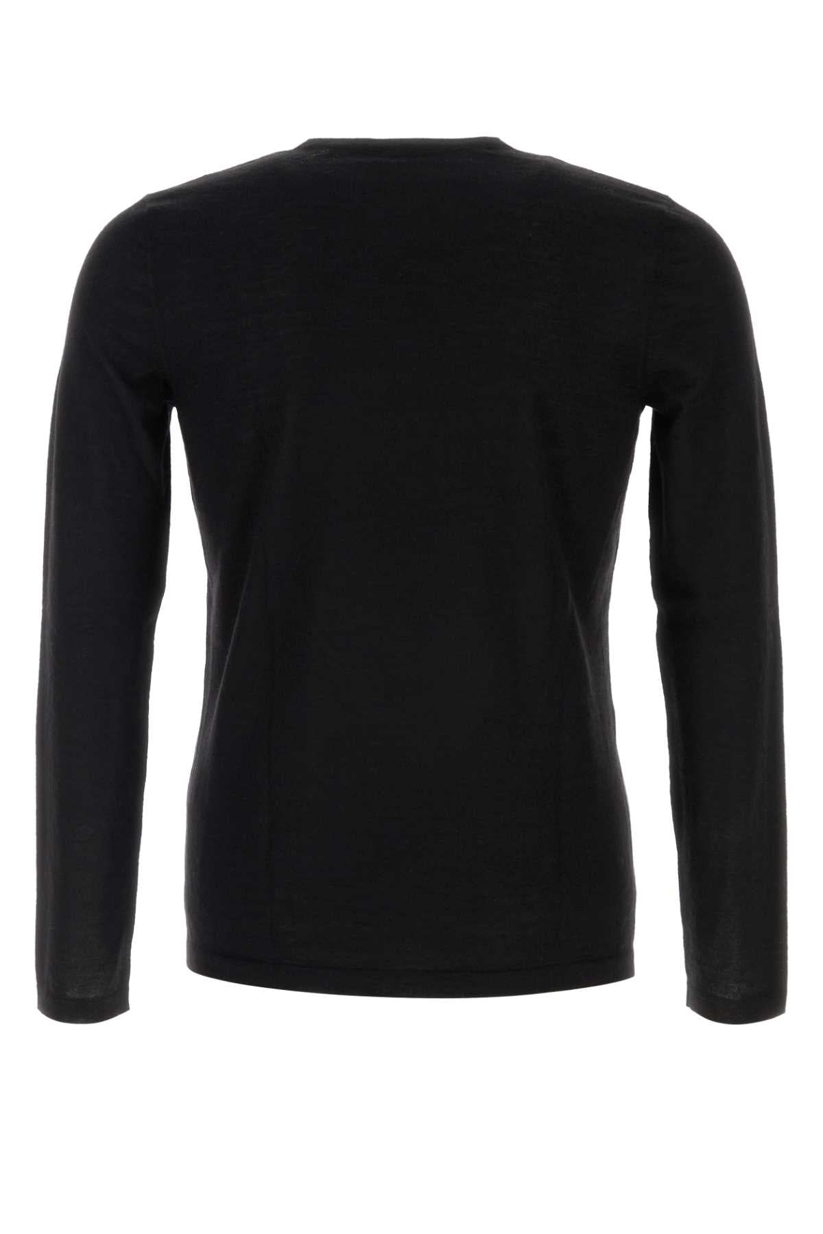 Black Cashmere Kyoto Sweater Exterior: Maglieria