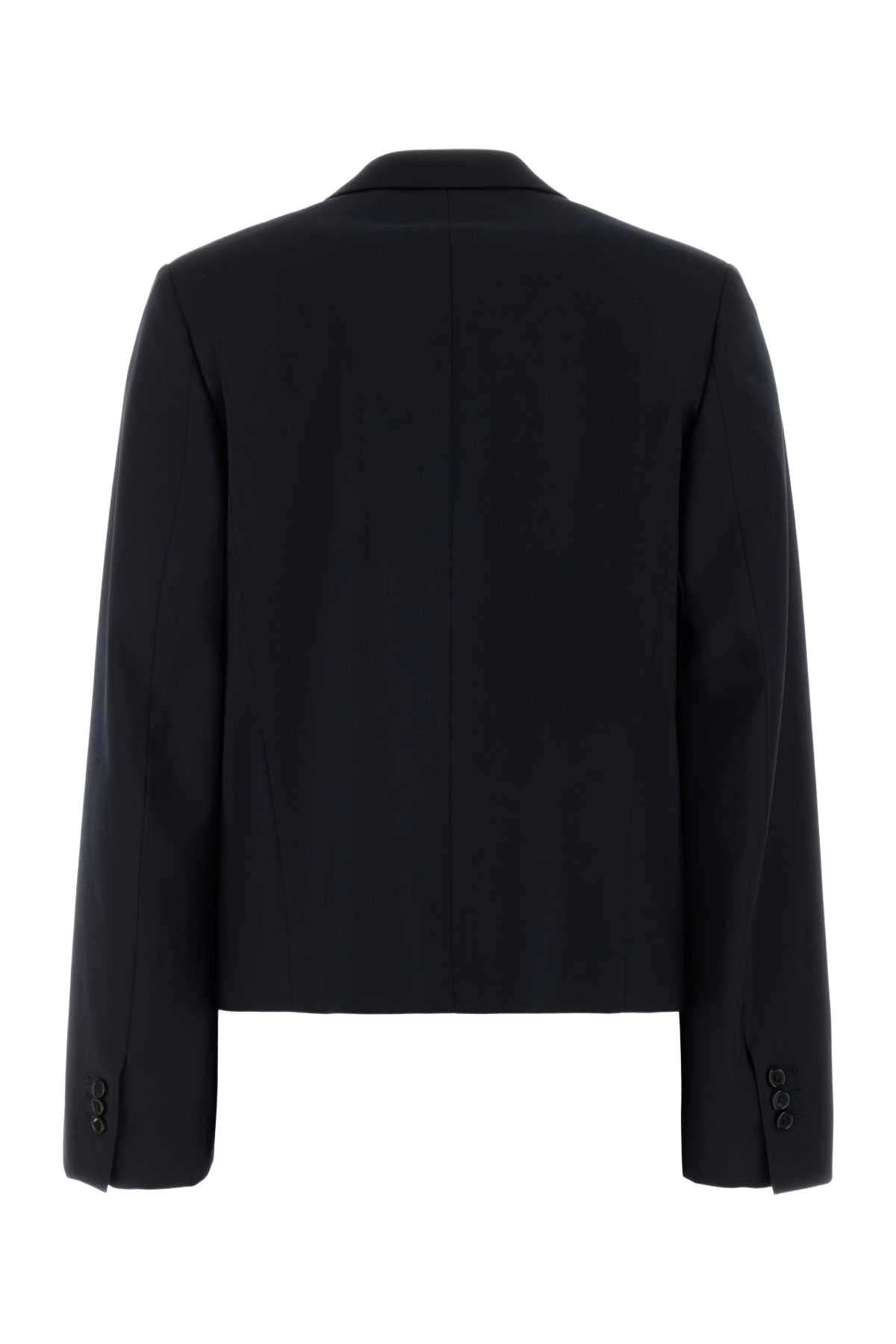Midnight Blue Wool Blazer Darknavyblue Giacche E Gilet