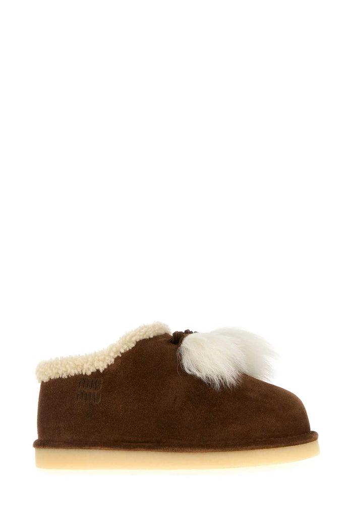 Brown Suede Ankle Boots Cacao Vitello-ovisariesaries Mocassini