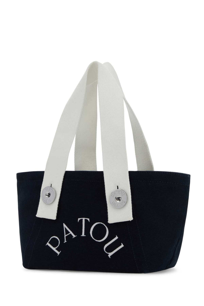 Midnight Blue Canvas Shopping Bag Deepseablue Borse A Mano
