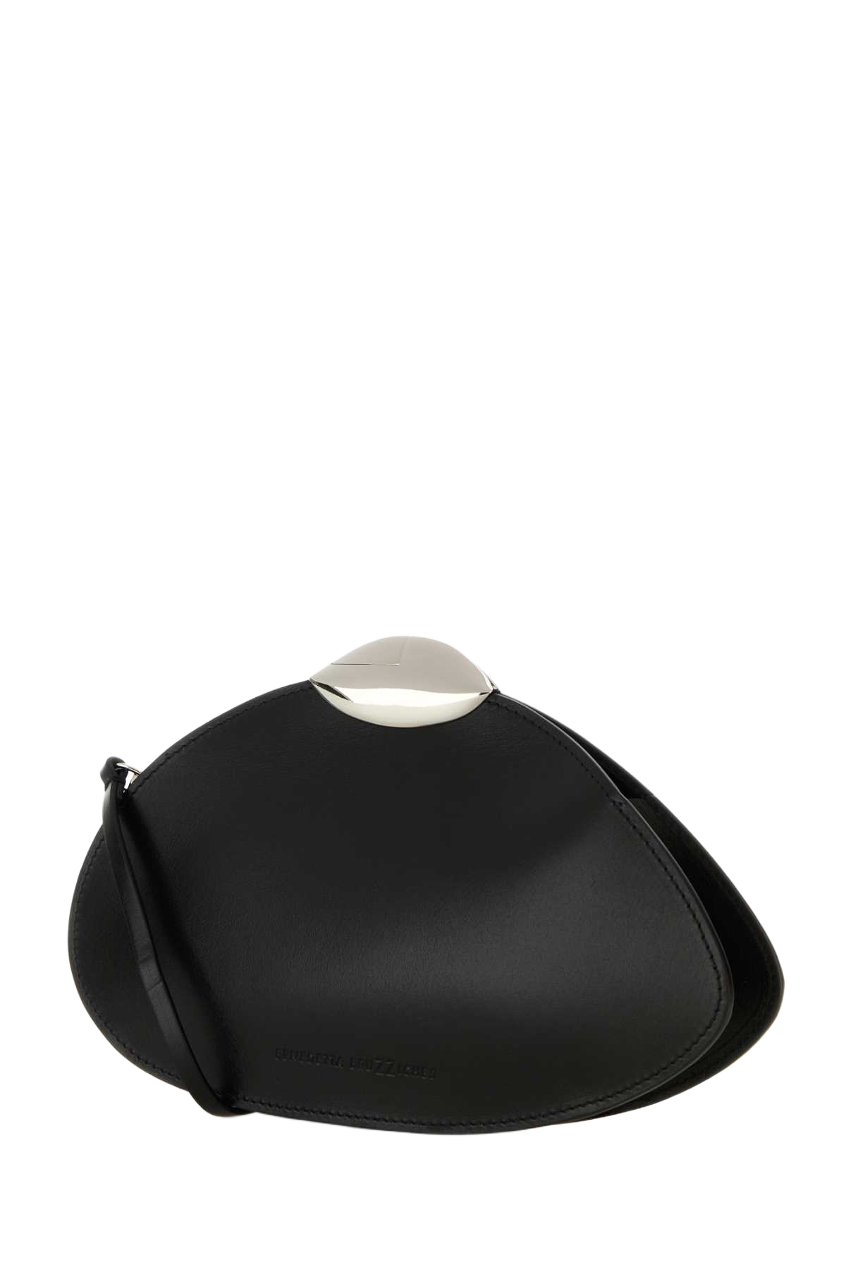 Black Leather Belle De Jour Clutch 052