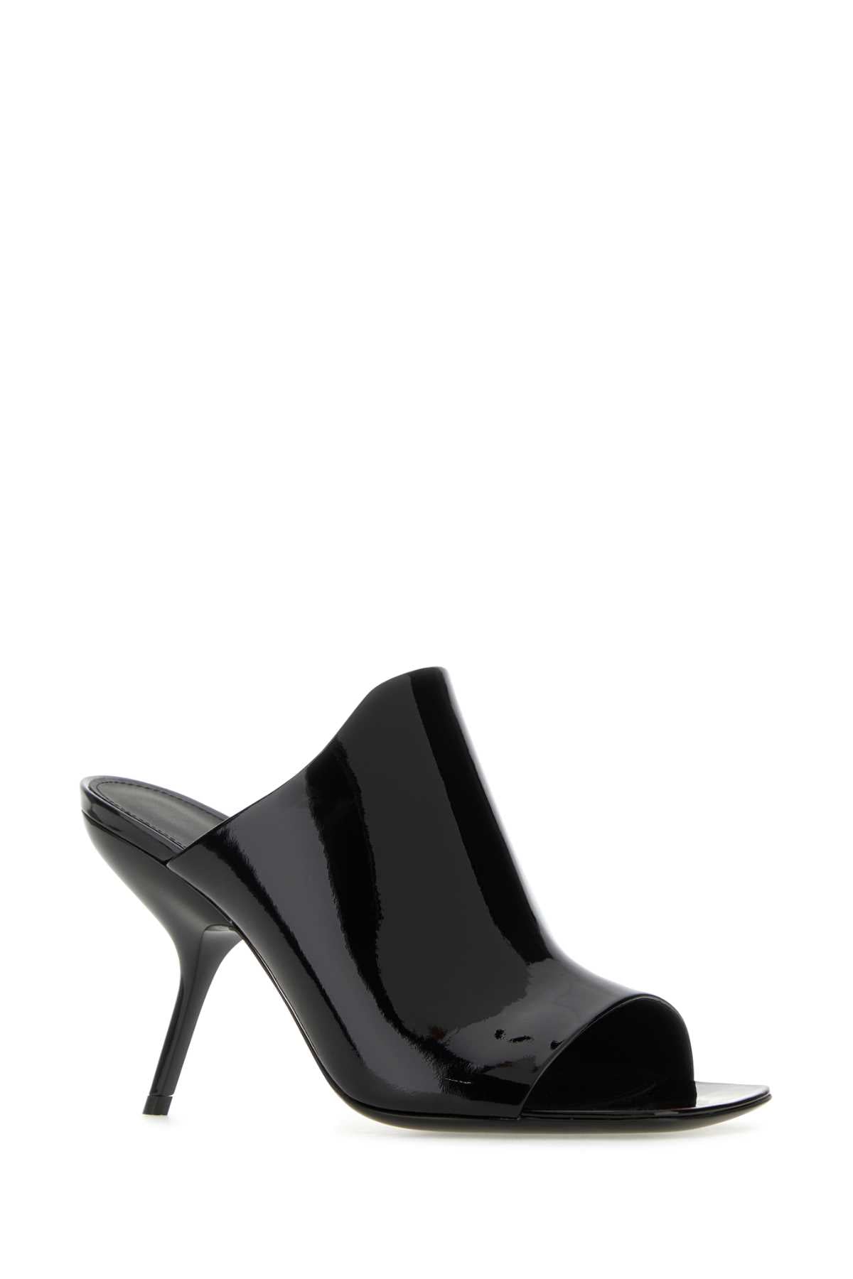 Back Leather Slide Mules Neronero Sandali