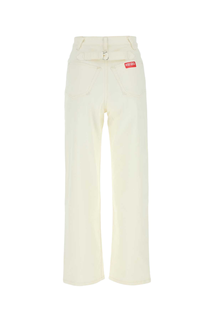 Ivory Denim Jeans Wb Exterior: Cotton Elastane