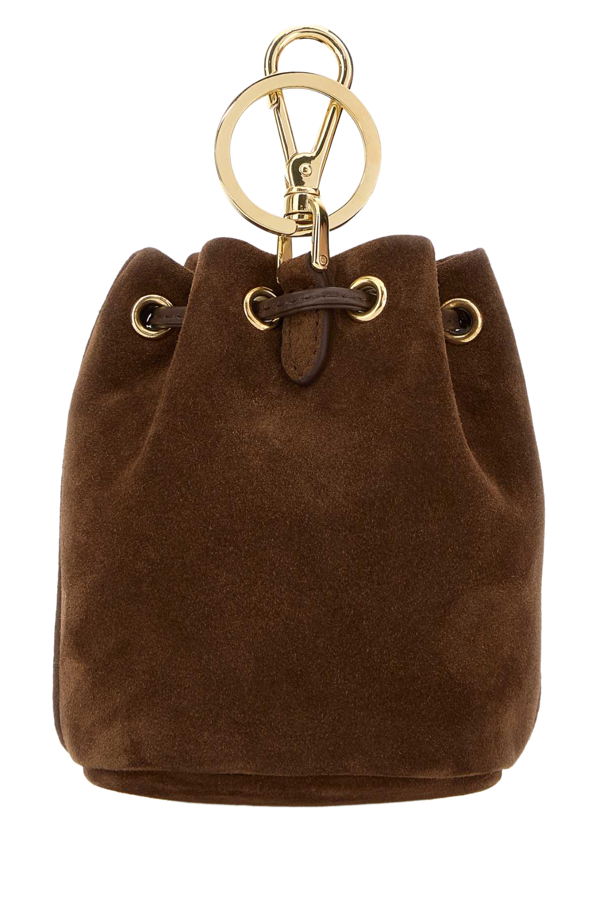 Chocolate Suede Pouch Cacao 1 Portachiavi