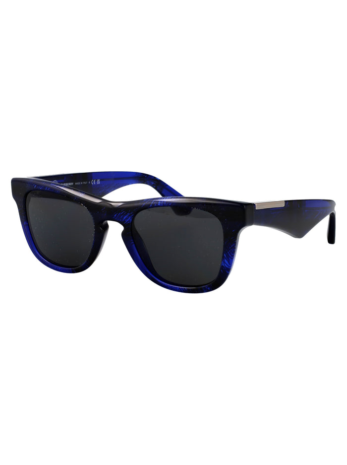 0be4426 411487 Check Blue Acetate Sunglasses
