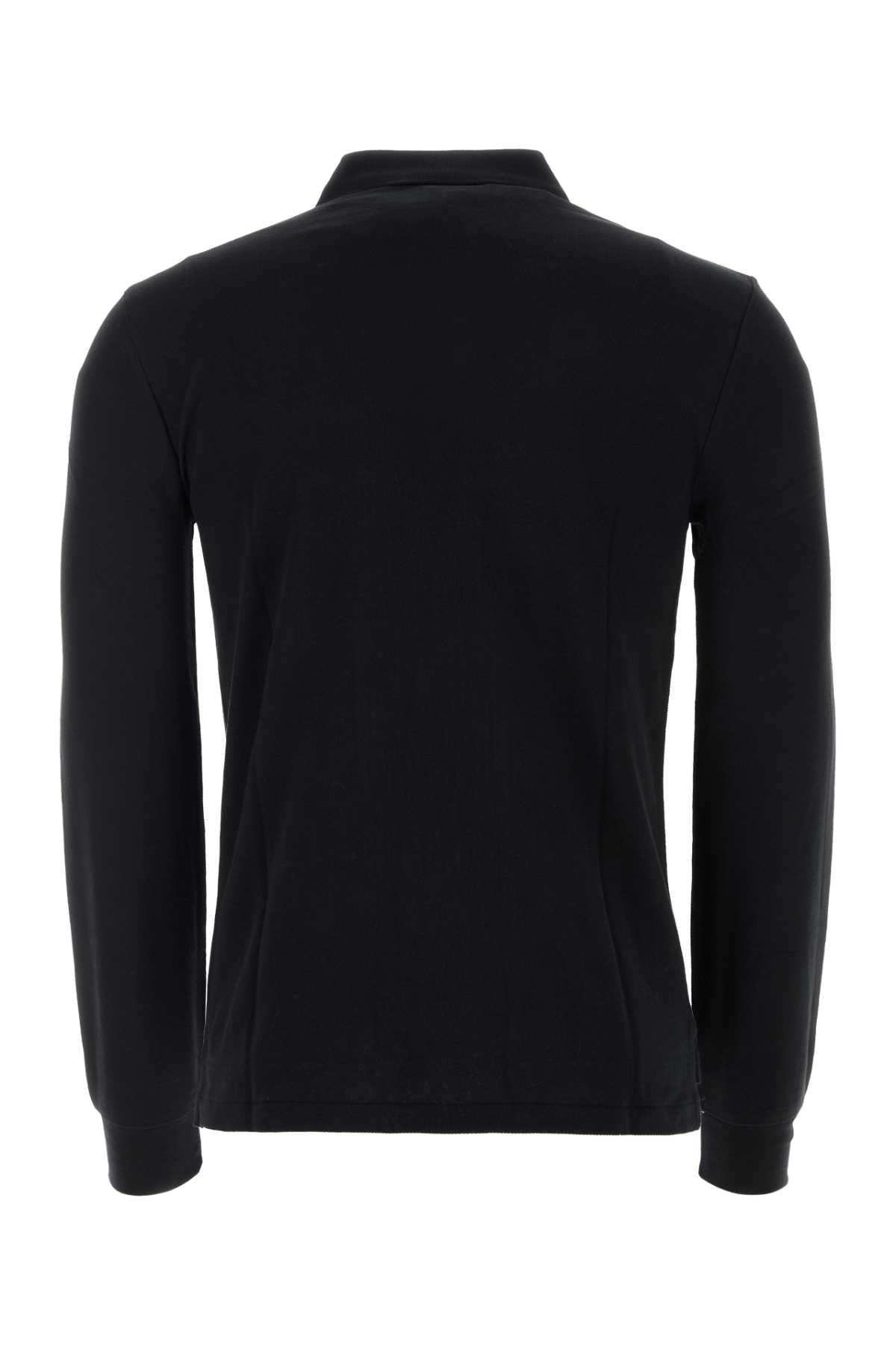 Blk Exterior: Cotton Polo