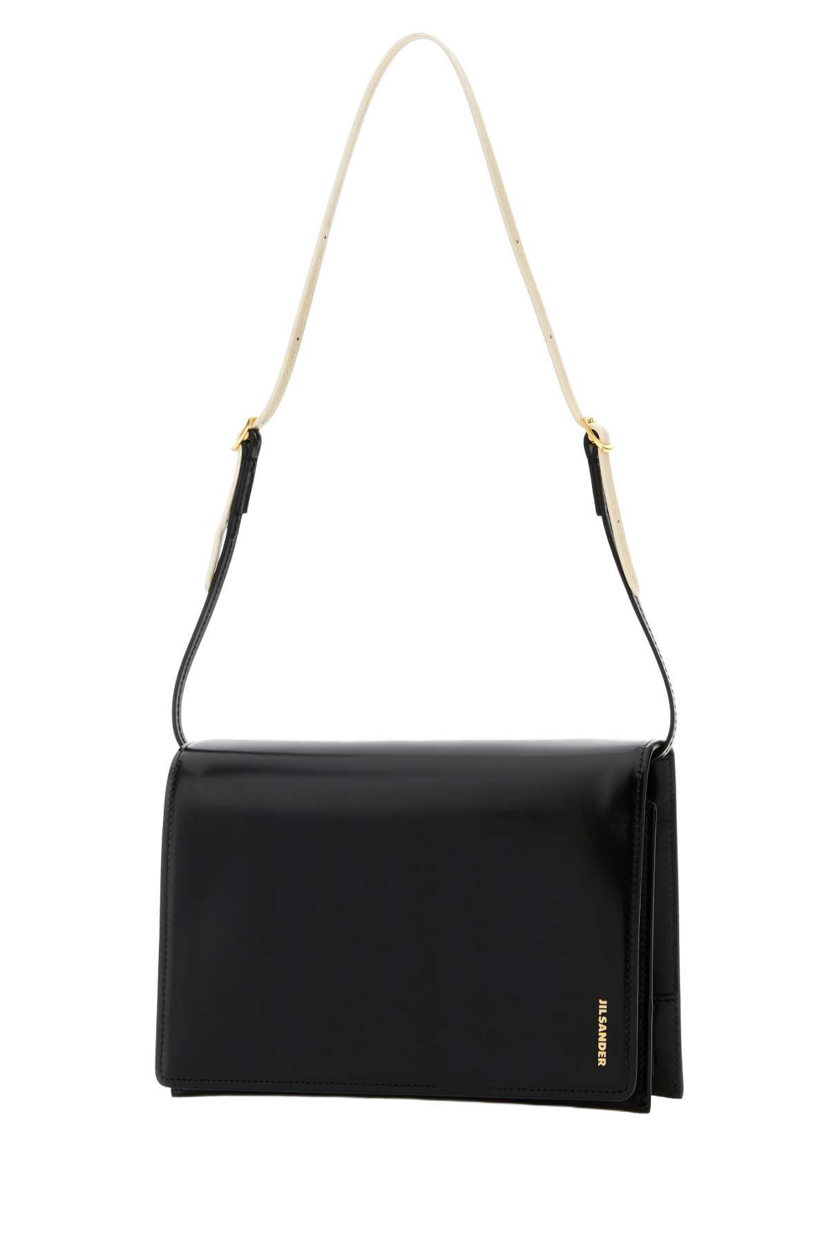 Black Leather Small File Shoulder Bag Borse A Mano