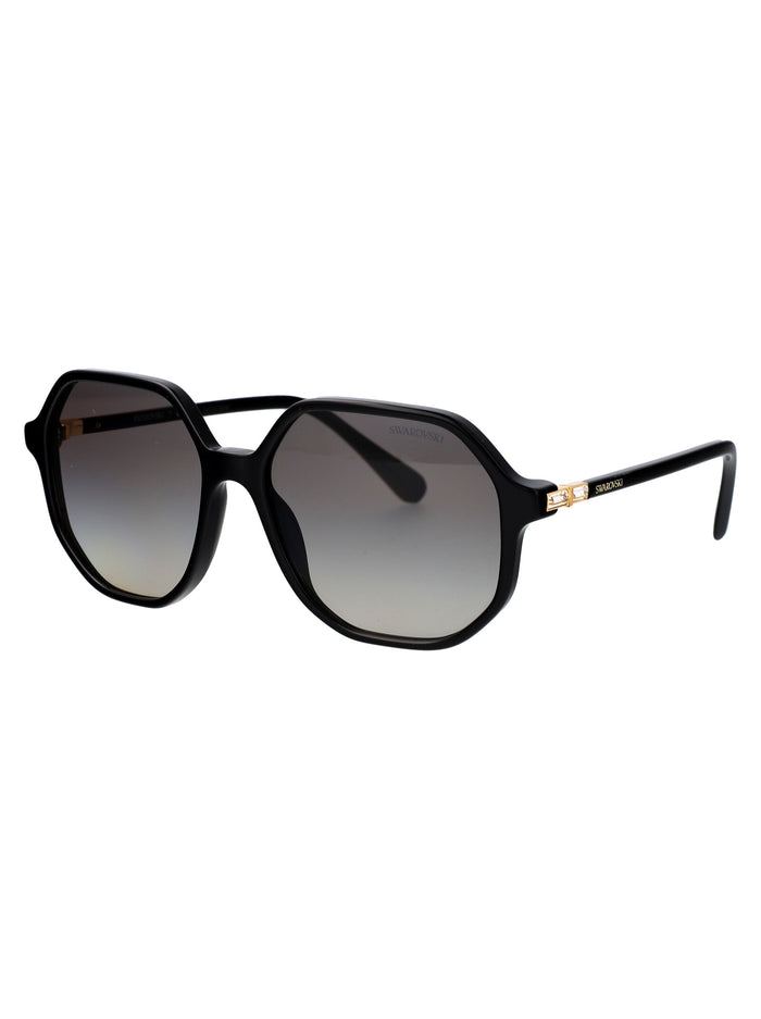 0sk6003 100111 Black Acetate Sunglasses