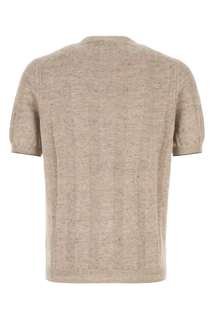 Sand Knit T-Shirt Cay04 Esterno: Lino Cotone