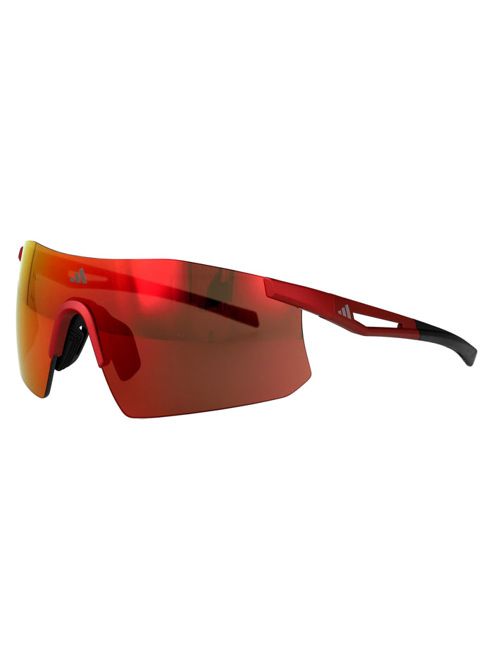 Sp0122 Rosso Opaco / Roviex Specchiato Injected Sunglasses