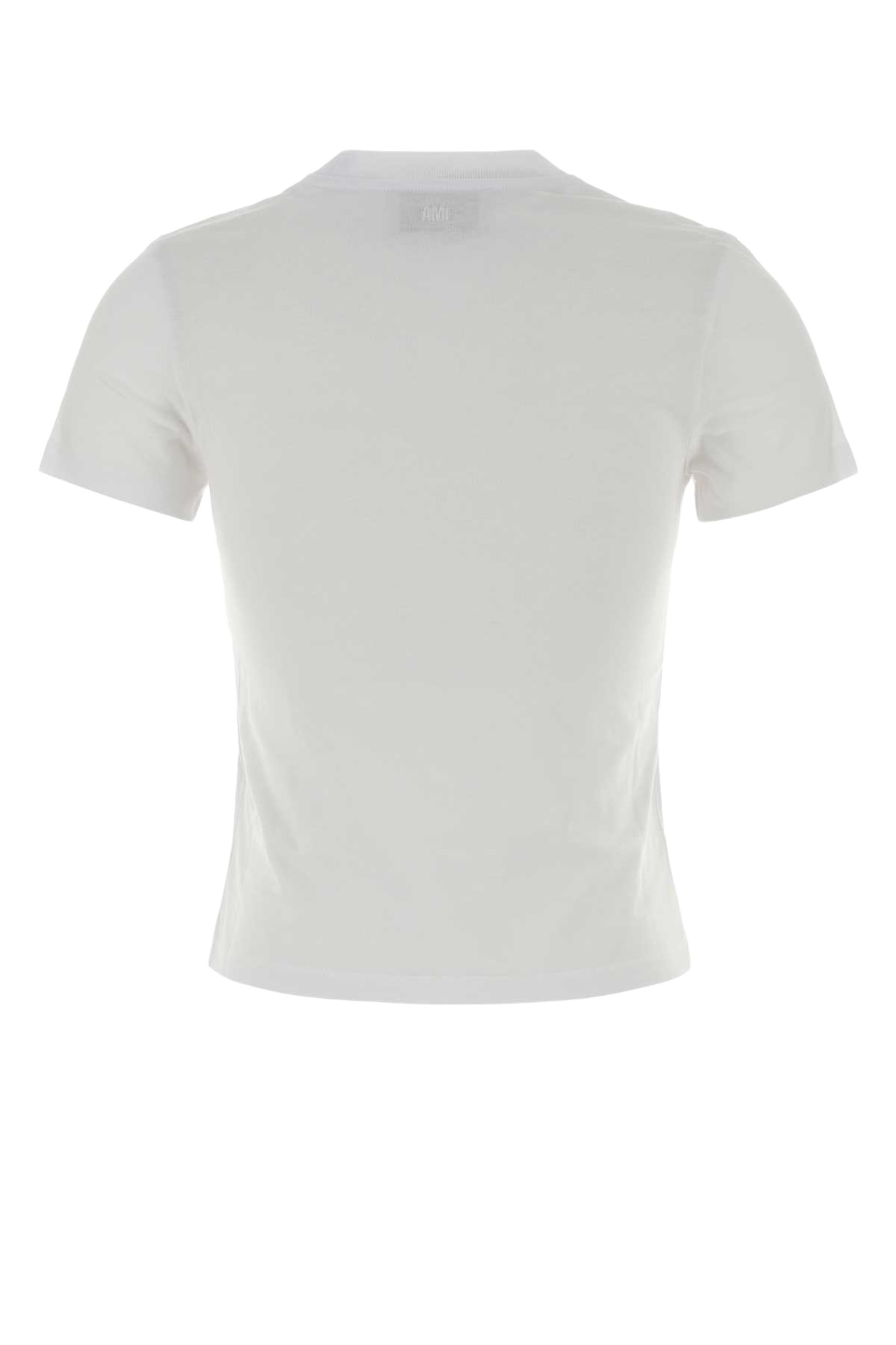 White Cotton T-Shirt Exterior