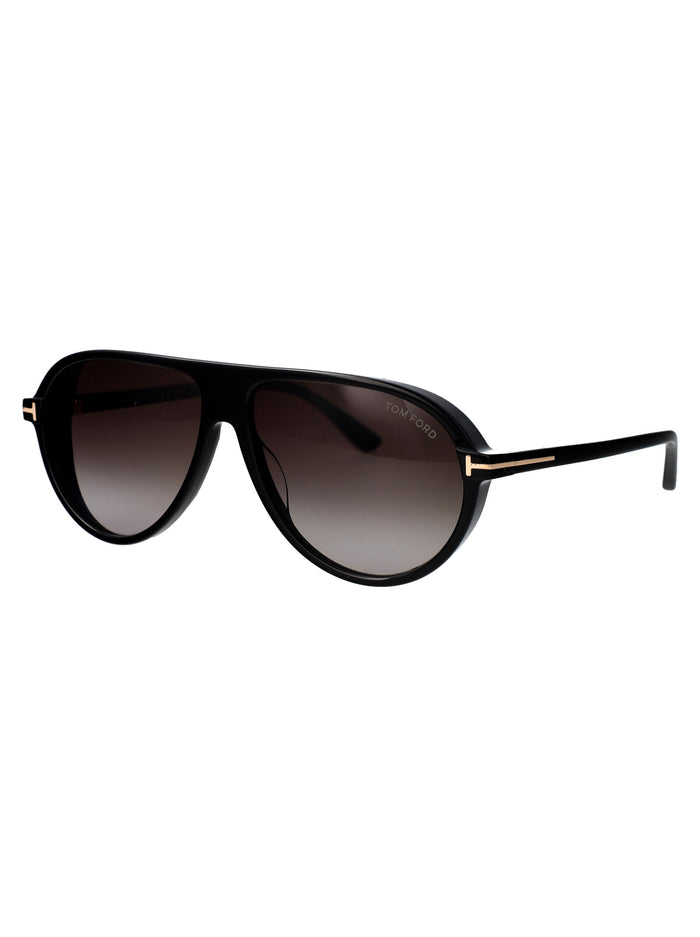 Nero Lucido / Fumo Grad Acetate Sunglasses