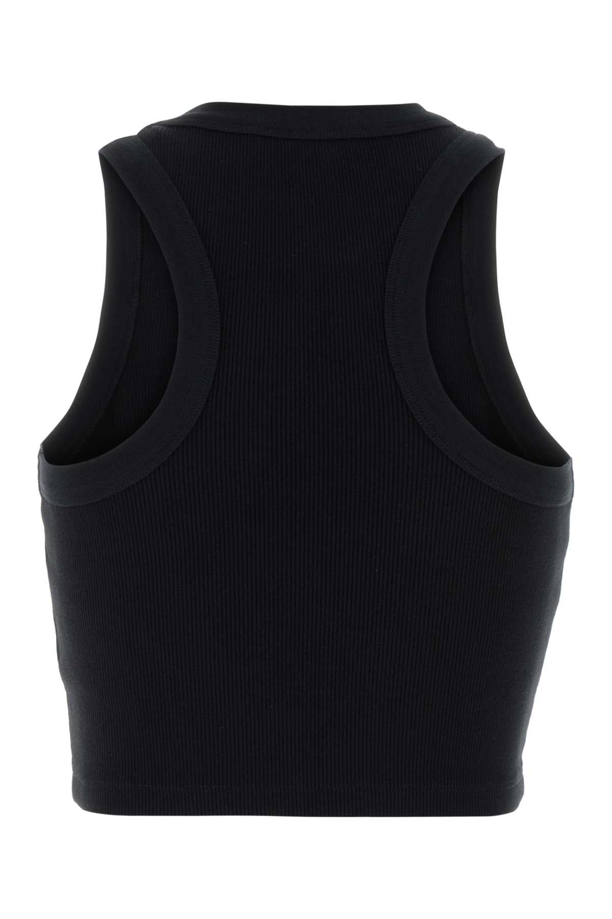 Black Exterior: Cotton Elastane Maglie