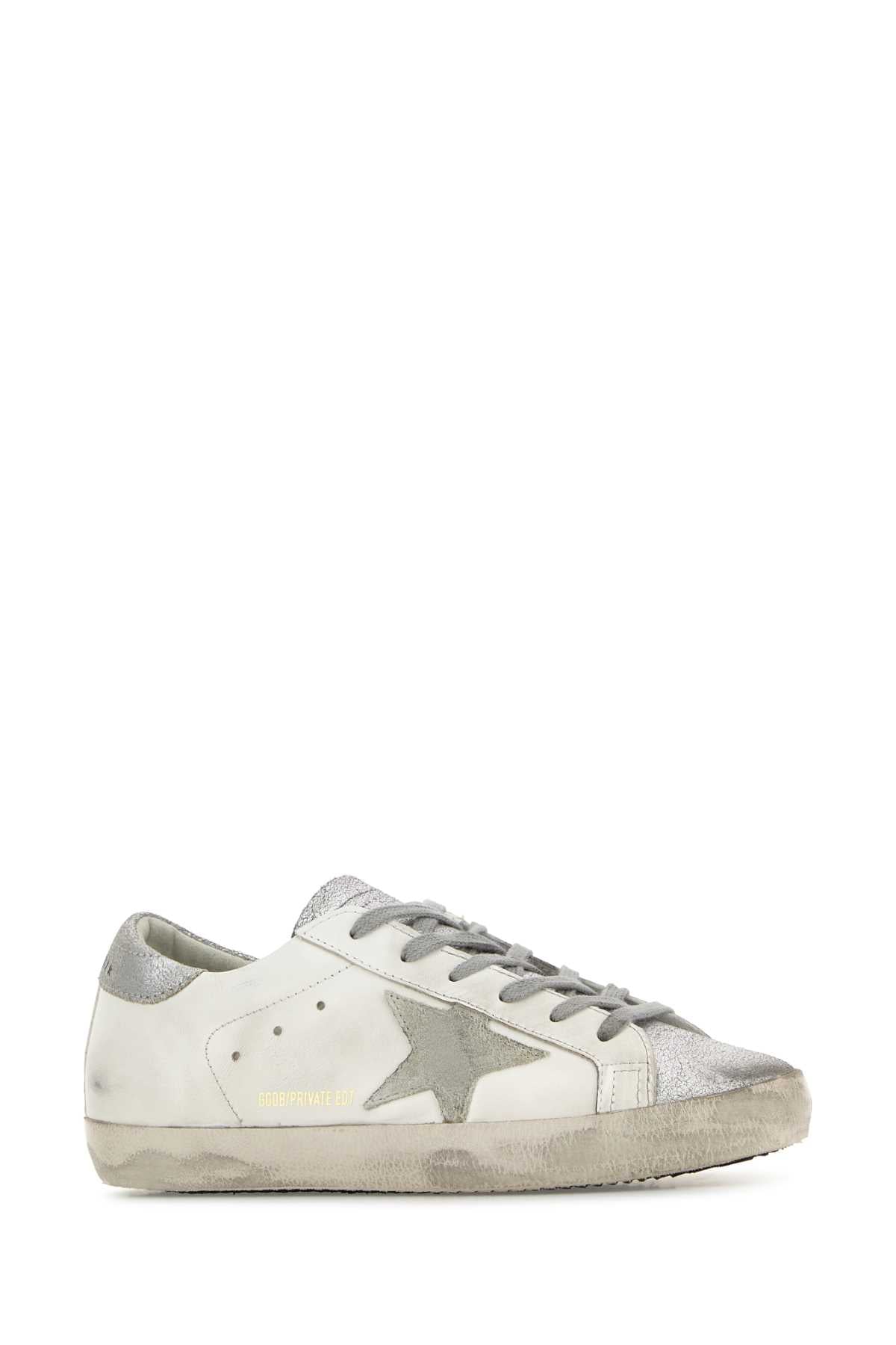 Whiteivorysilver Sneaker