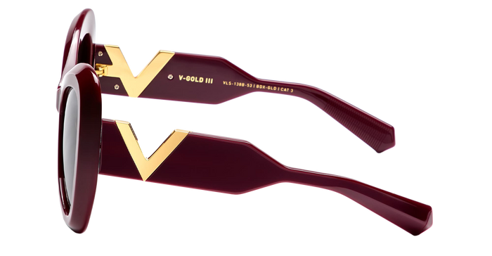 V-Gold-Iii - Bordeaux Nd Acetate Sunglasses