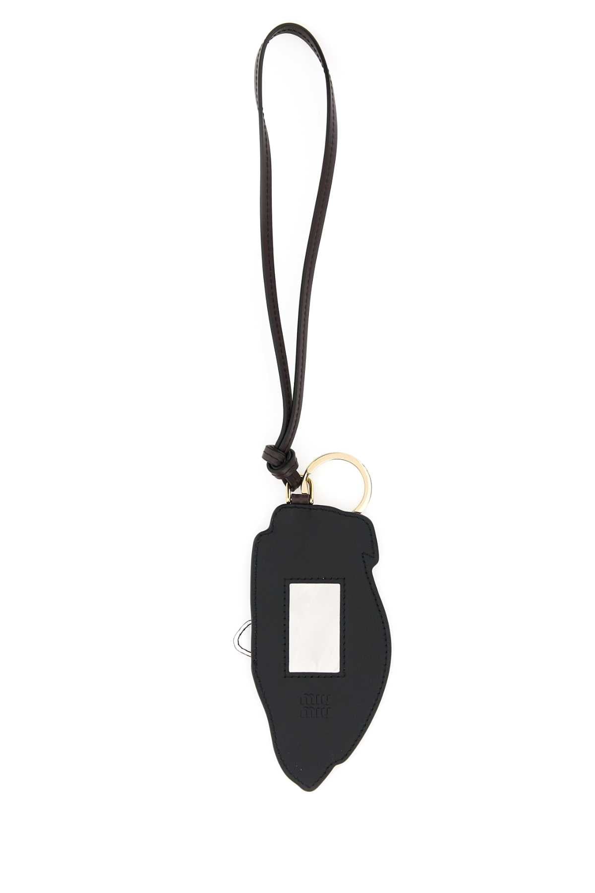 5tl5322cul F031w Cognacbianco Vitello Portachiavi