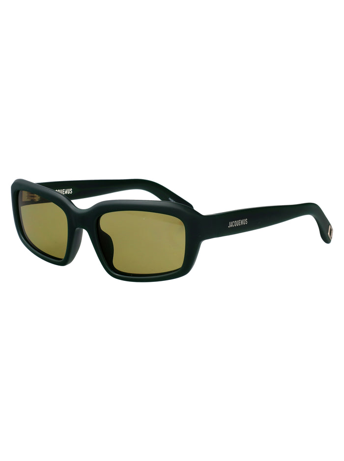 Marino Matt Green/ Silver/ Green Acetate Sunglasses