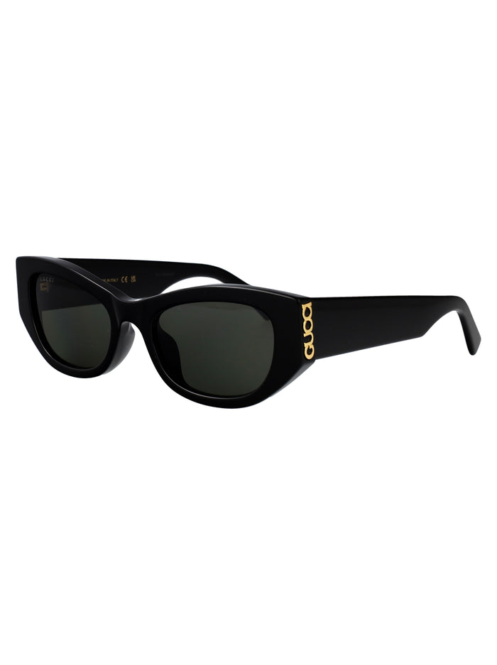 Gg2044sa Black-black-grey Acetate Sunglasses