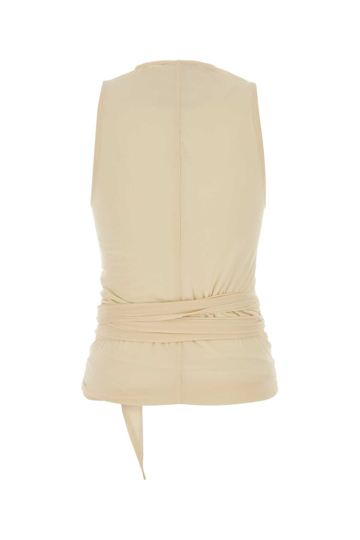 Cream Exterior: Viscose Elastane Maglie