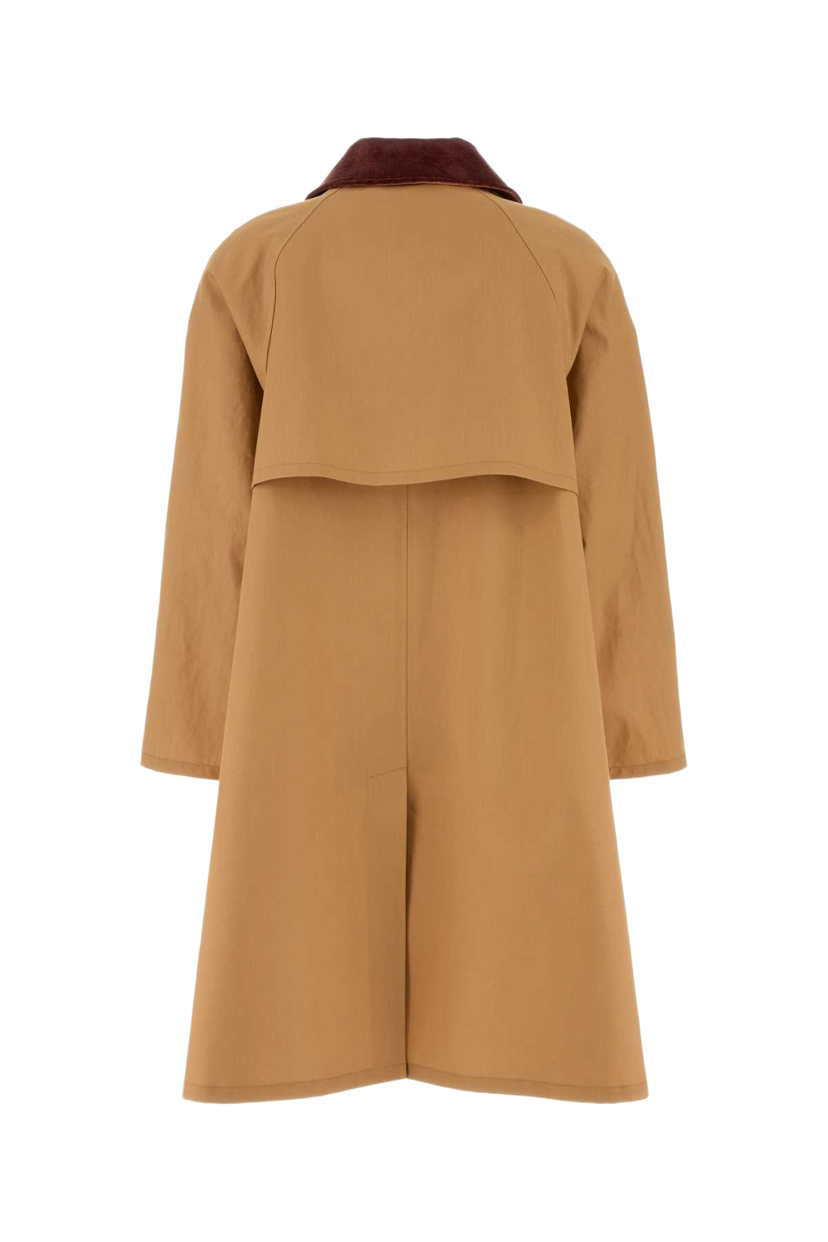 Camel Cotton Overcoat Miele Exterior: Cappotti