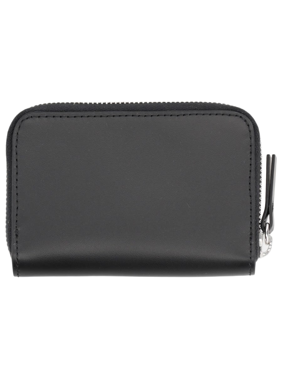 Numeric Portfolio Black Leather Wallet