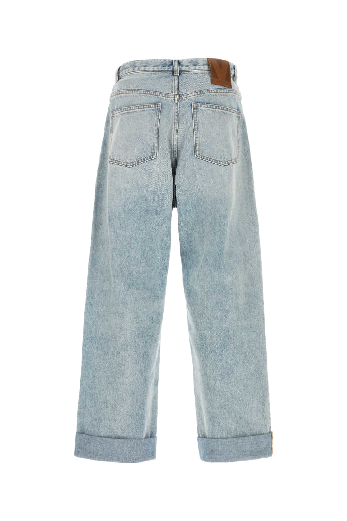 Denim Jeans Denimblulavchiaro Exterior: Cotton