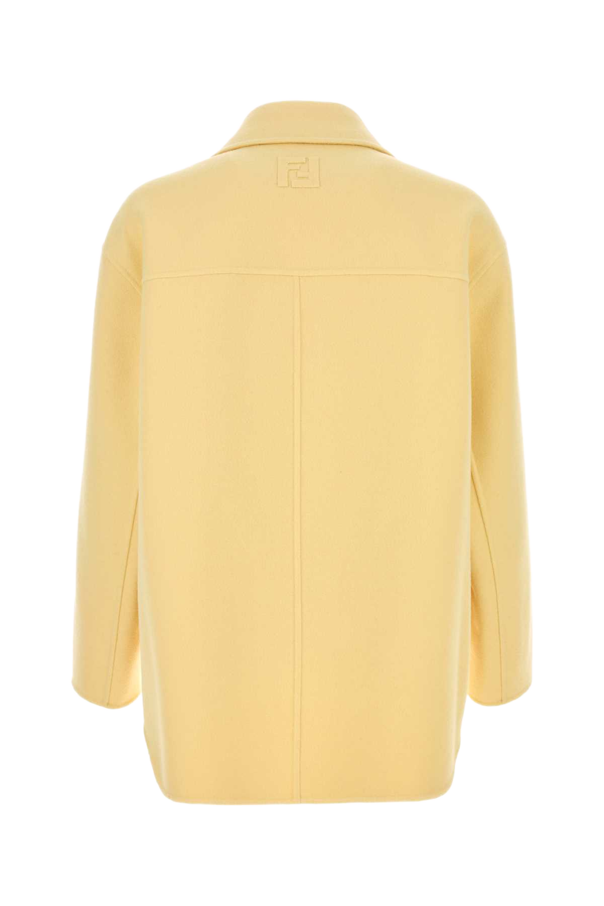 Yellow Flannel Blazer Crema Exterior: Virgin Wool Giacche E Gilet