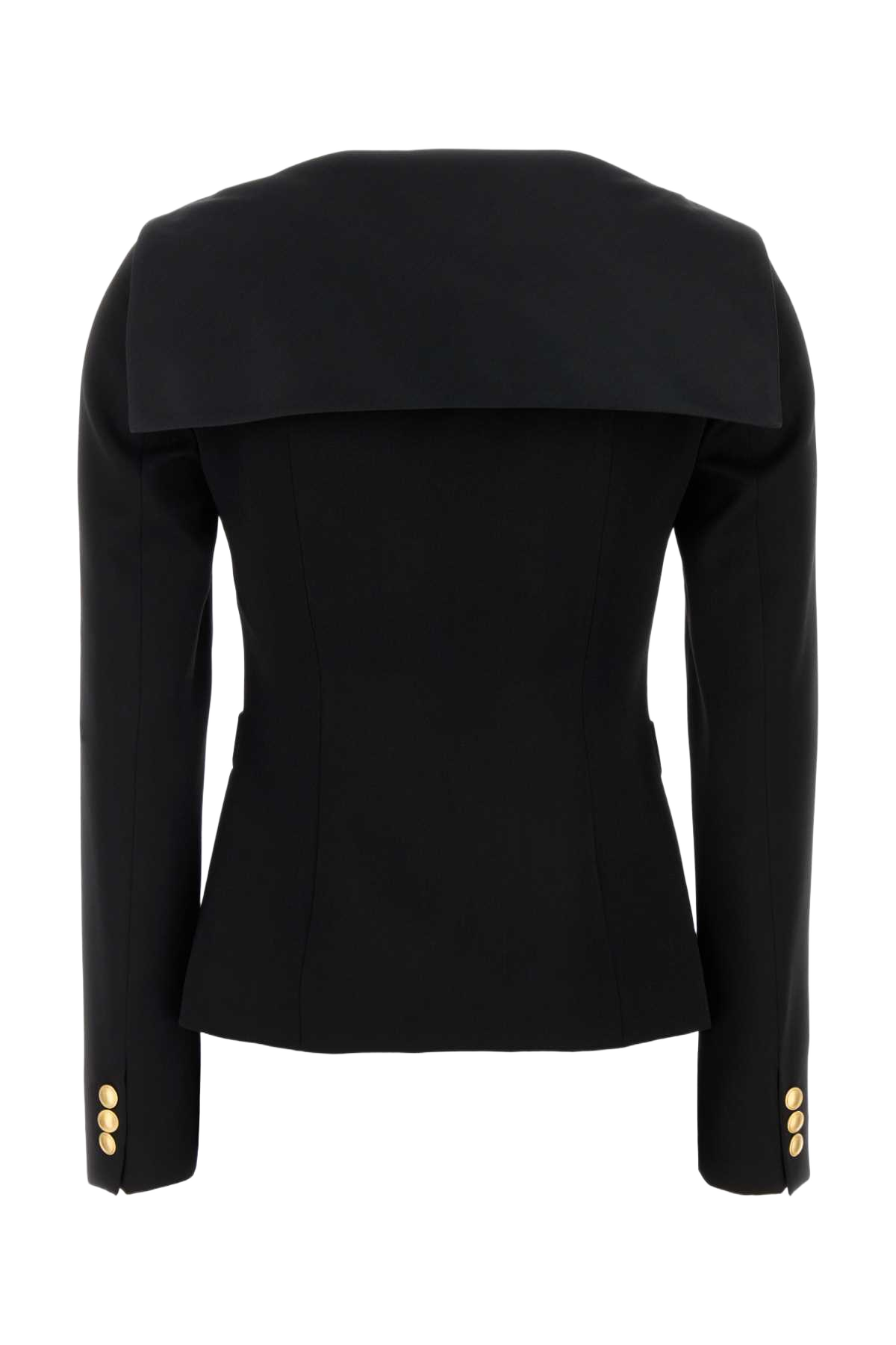 Black Wool Blazer Giacche E Gilet