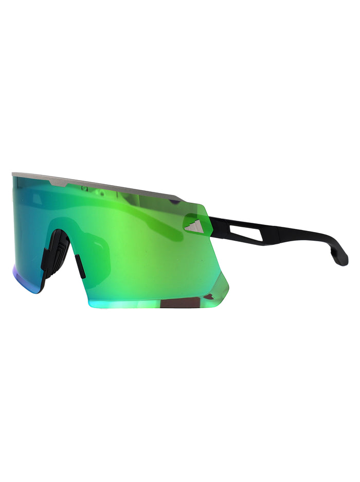Sp0114 Nero Opaco / Verde Specchiato Injected Sunglasses