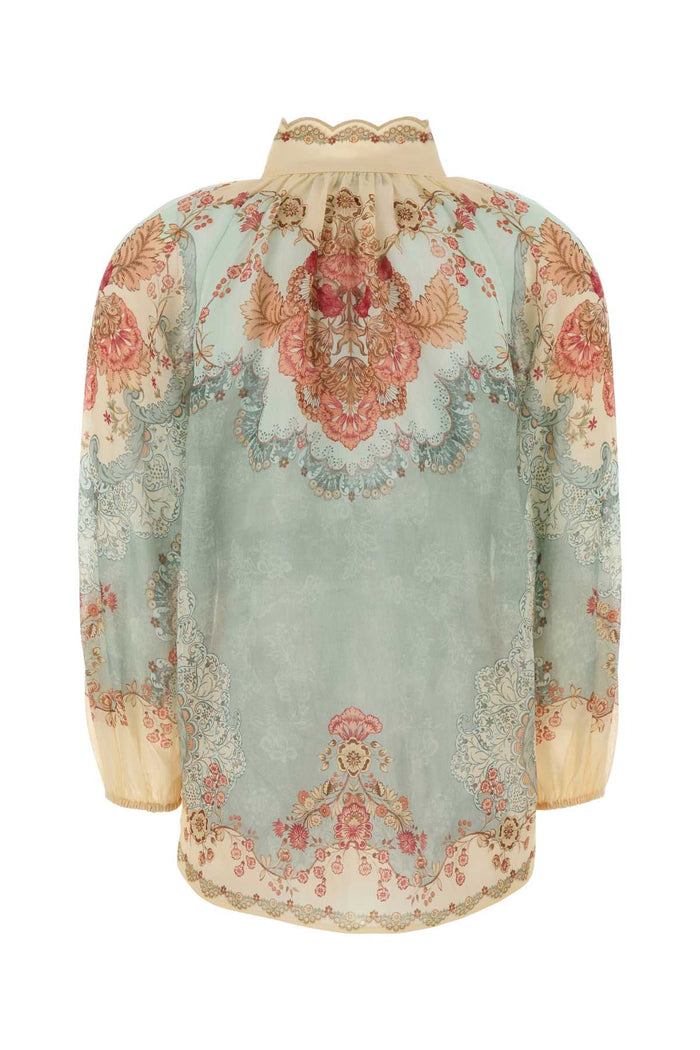 Wallpaperfloralmint Ramie Camicie