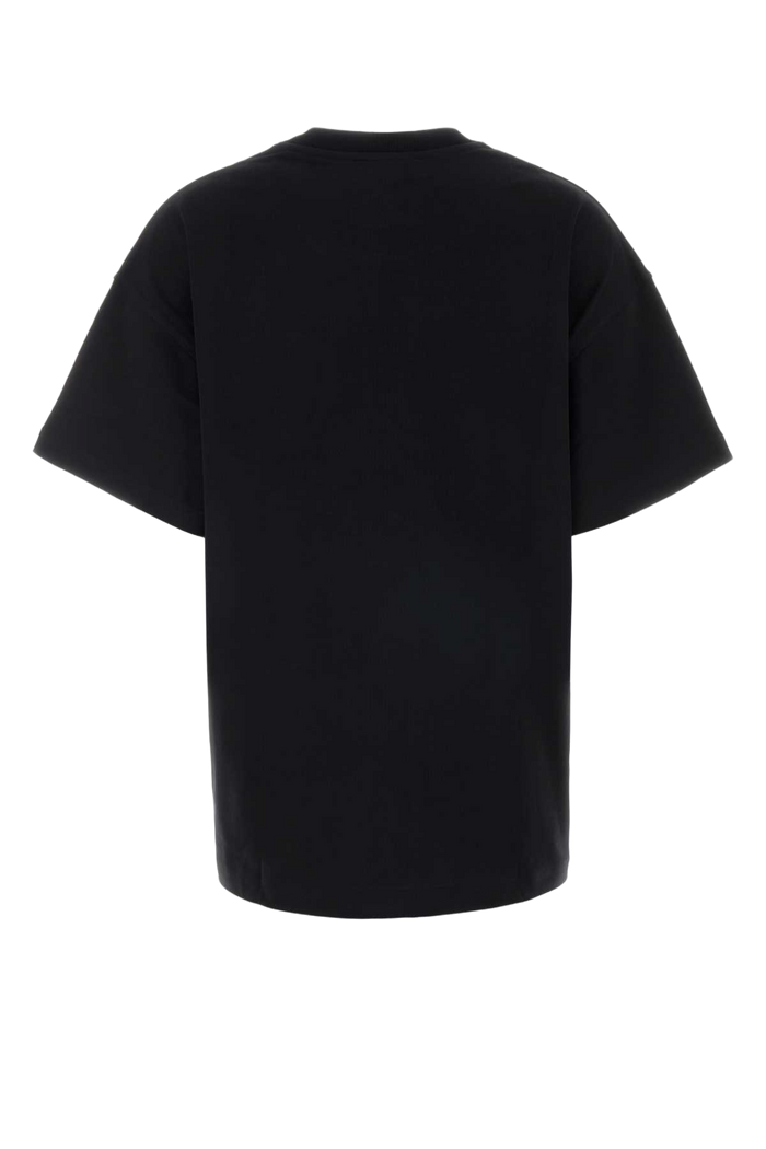 Black Cotton Oversize T-Shirt Exterior