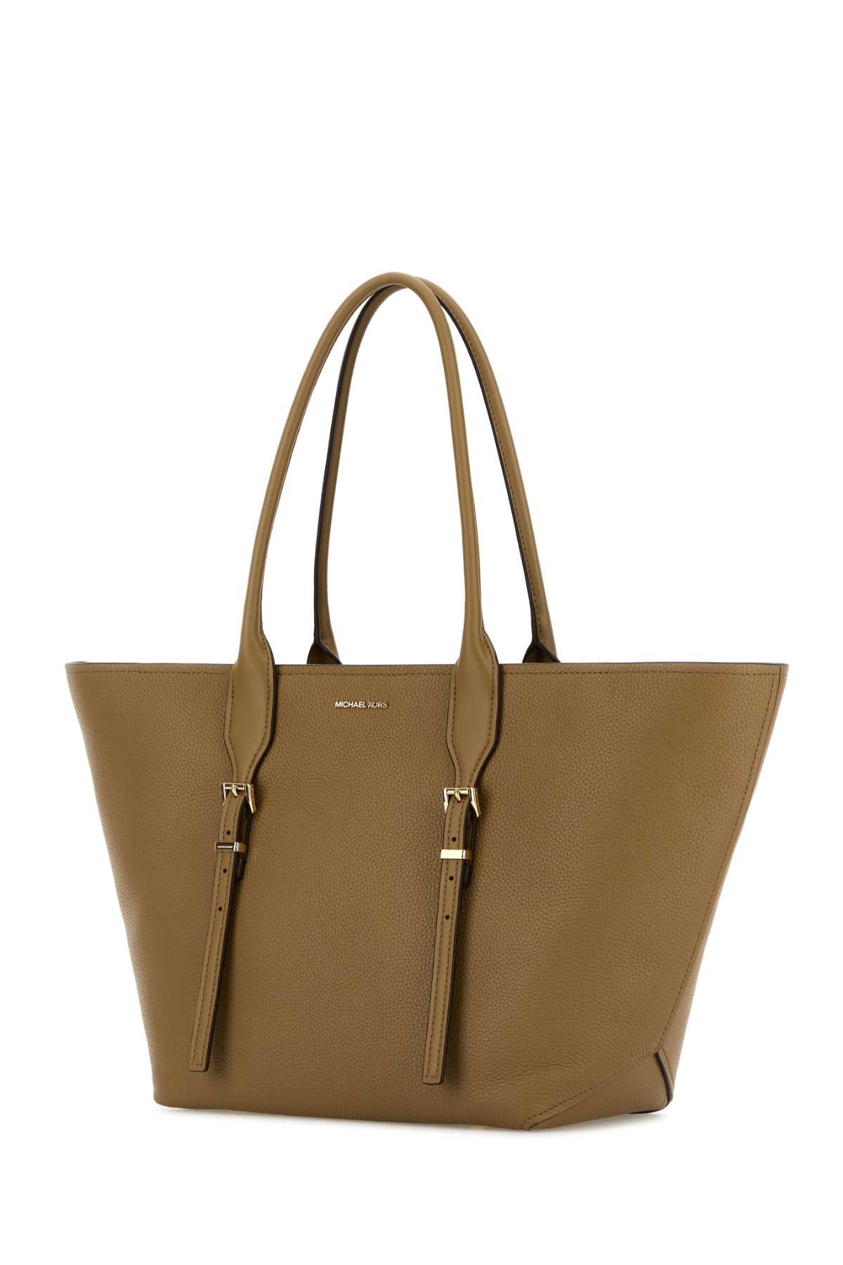 Cappuccino Leather Moore Shopping Bag Husk Borse A Mano